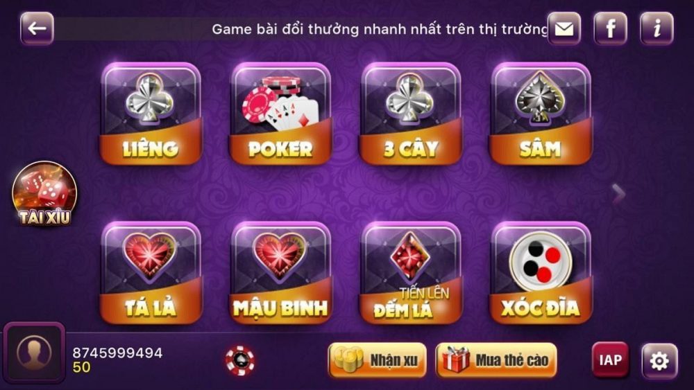 Game bài 69 là một cổng game bài online chuyên cung cấp các thể loại game bài khác nhau.