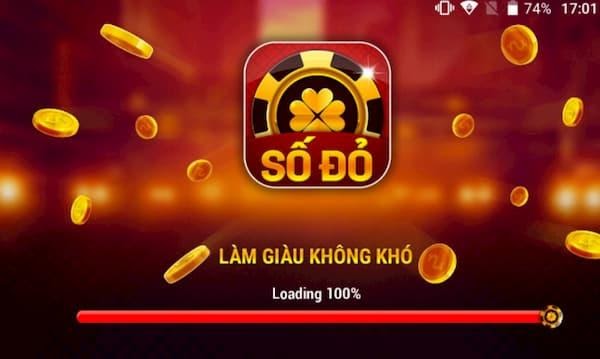 Game bài số đỏ với màu giao diện chủ đạo là đỏ vàng vô cùng bắt mắt