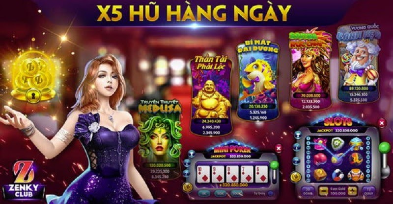 Trải nghiệm cổng game Zenky Club