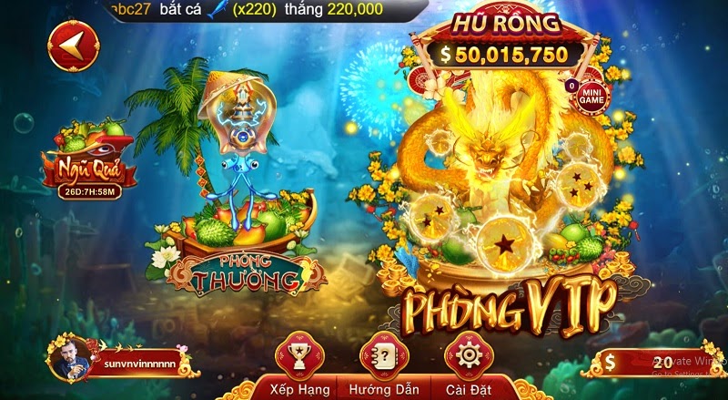 Giao diện hoàn mỹ tại thể loại game bắn cá đặc sắc