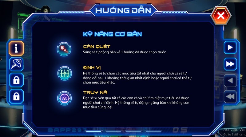 Hướng dẫn bắn cá đều được trang bị sẵn tại cổng game Man Club