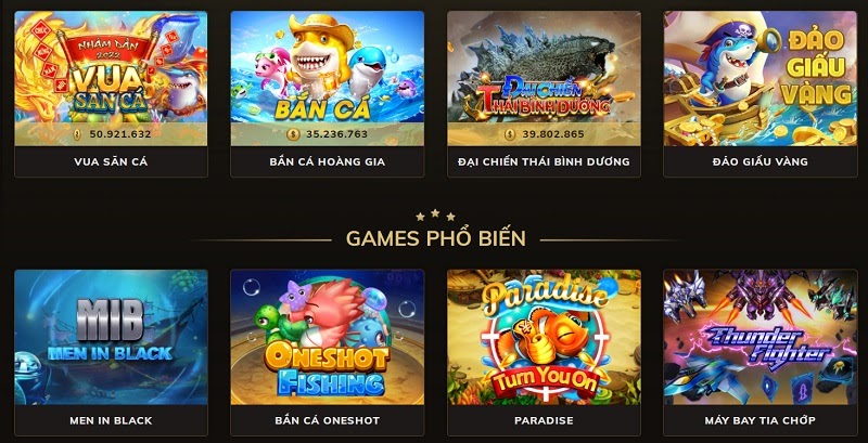 Kho game bắn cá OxBet cực đa dạng và đặc sắc